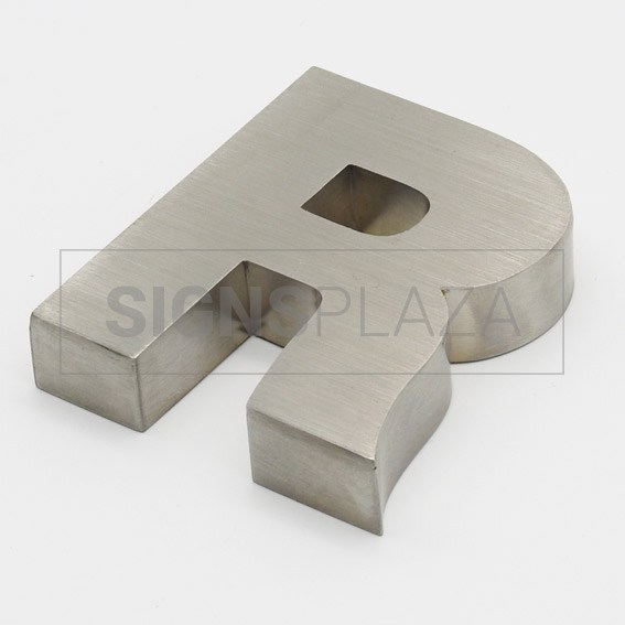 Picture of Channel Letter Satin steel blind letter 2002B