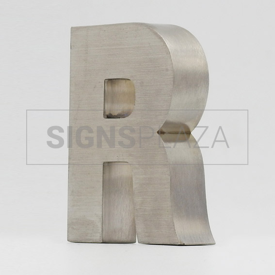 Picture of Channel Letter Satin steel blind letter 2002B