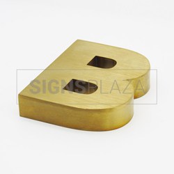 Mostrar detalles de Letras Corpóreas Letra ciega oro satinado 2010B Imagen de Letras Corpóreas Letra ciega oro satinado 2010B