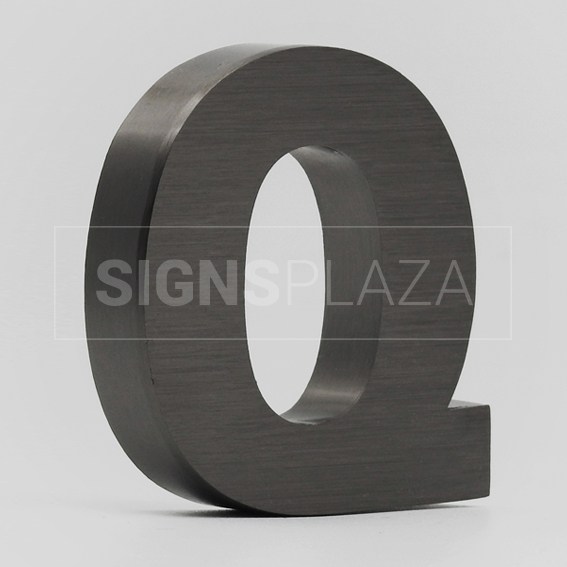 εικόνα του Channel Letters Satin black steel blind letter 2003B