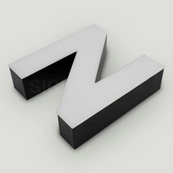 εικόνα του Channel Letters Side steel and front in methacrylate Z0012YB-3