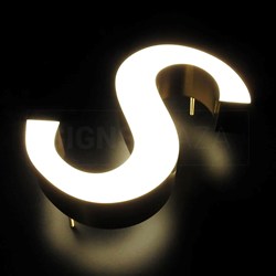 Bild von Channel Letters Stainless Steel side with methacrylate front ZB0126YB-1