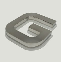 Image de Lettres Boitiers Acier inoxydable avec base méthacrylate C0020BY-1